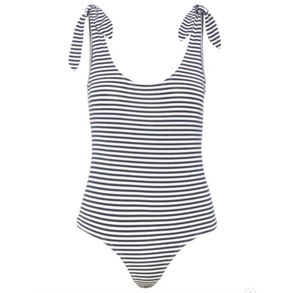 Vero Moda Navy Stripes Bodysuit - Picture 1 of 12
